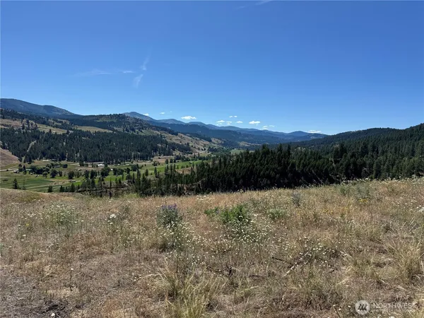 a view of lake with mountain
