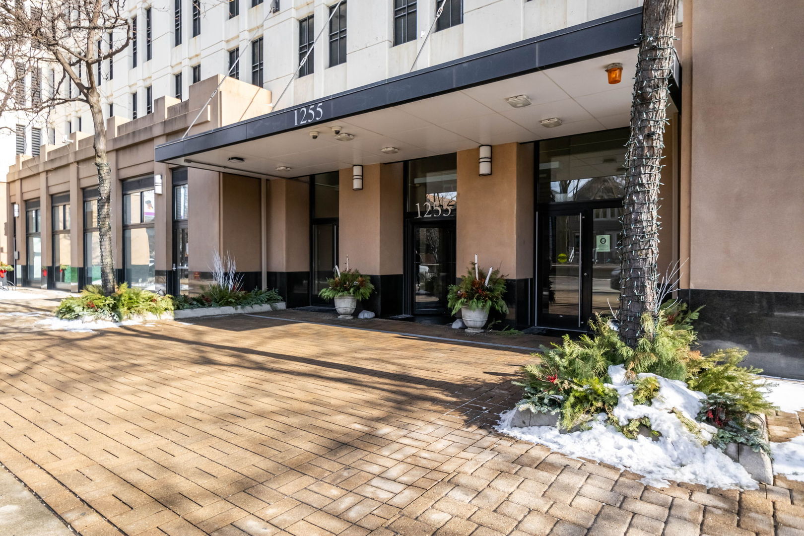 1255 South State Street, Unit 905 Chicago, IL 60605 - Photo 20 of 24 a view of a building with potted plants