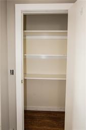 344 Bushkill Street, Unit 2 Easton, PA 18042 - Photo 21 of 30 Streamlined storage solutions are found within this well-appointed closet, featuring practical shelving for organized living.
