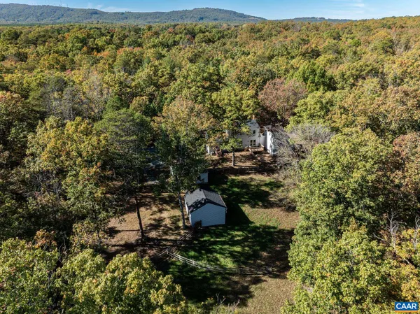 a park view with a bench
