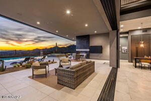 1313 Tortolita Mountain Circle Tucson, AZ 85755 - Photo 41 of 46 a living room with furniture and a flat screen tv
