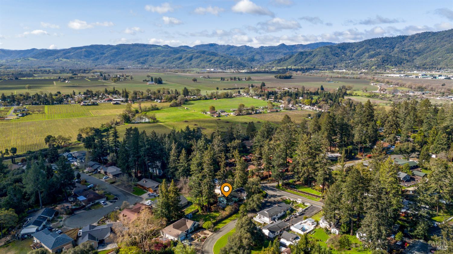 1701 Hickory Court Ukiah, CA 95482 - Photo 31 of 31 a view of a city with mountains in the background