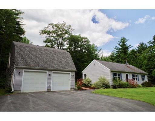 196 Reservoir Road Westhampton, MA 01027 - Photo 1 of 36 a aerial view of a house next to a yard