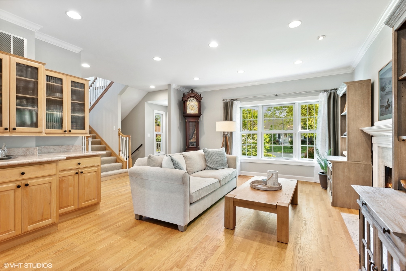 2320 Illinois Road Northbrook, IL 60062 - Photo 5 of 36 a living room with furniture and a large window