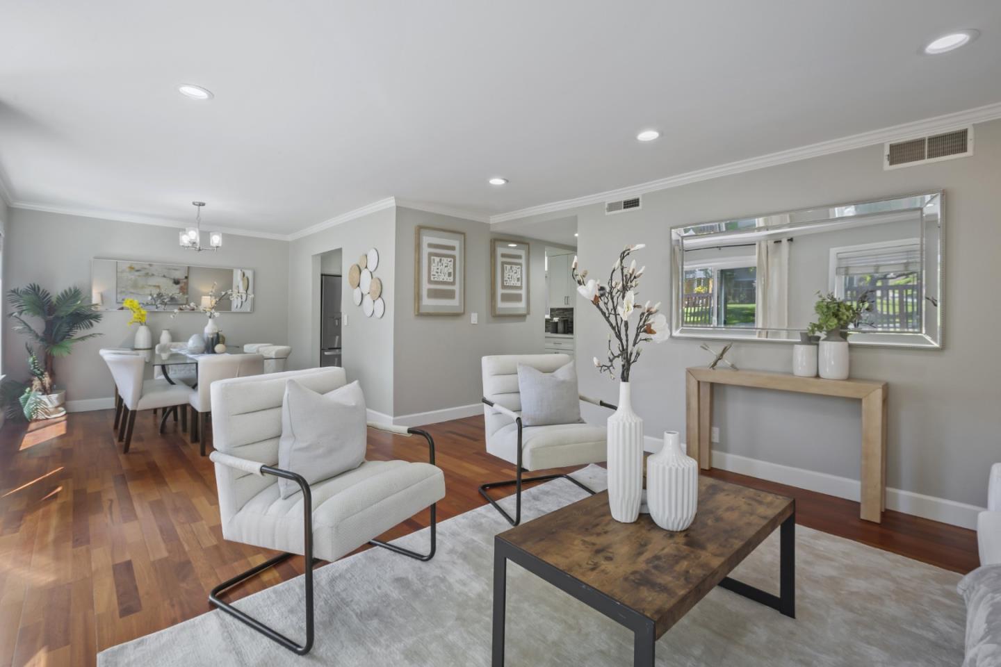 22856 Poplar Grove Square Cupertino, CA 95014 - Photo 3 of 82 a living room with furniture and a wooden floor