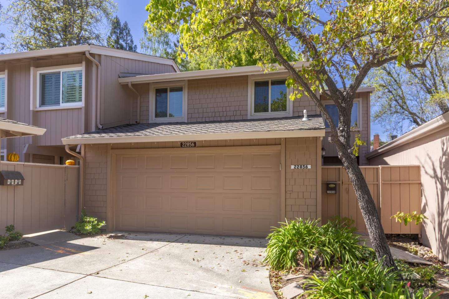 22856 Poplar Grove Square Cupertino, CA 95014 - Photo 35 of 82 a view of a house with a backyard