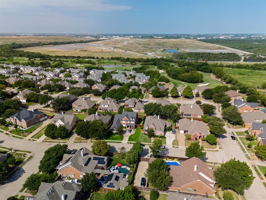 4332 Millsop Drive Carrollton, TX 75010 - Photo 36 of 37 an aerial view of residential houses with outdoor space