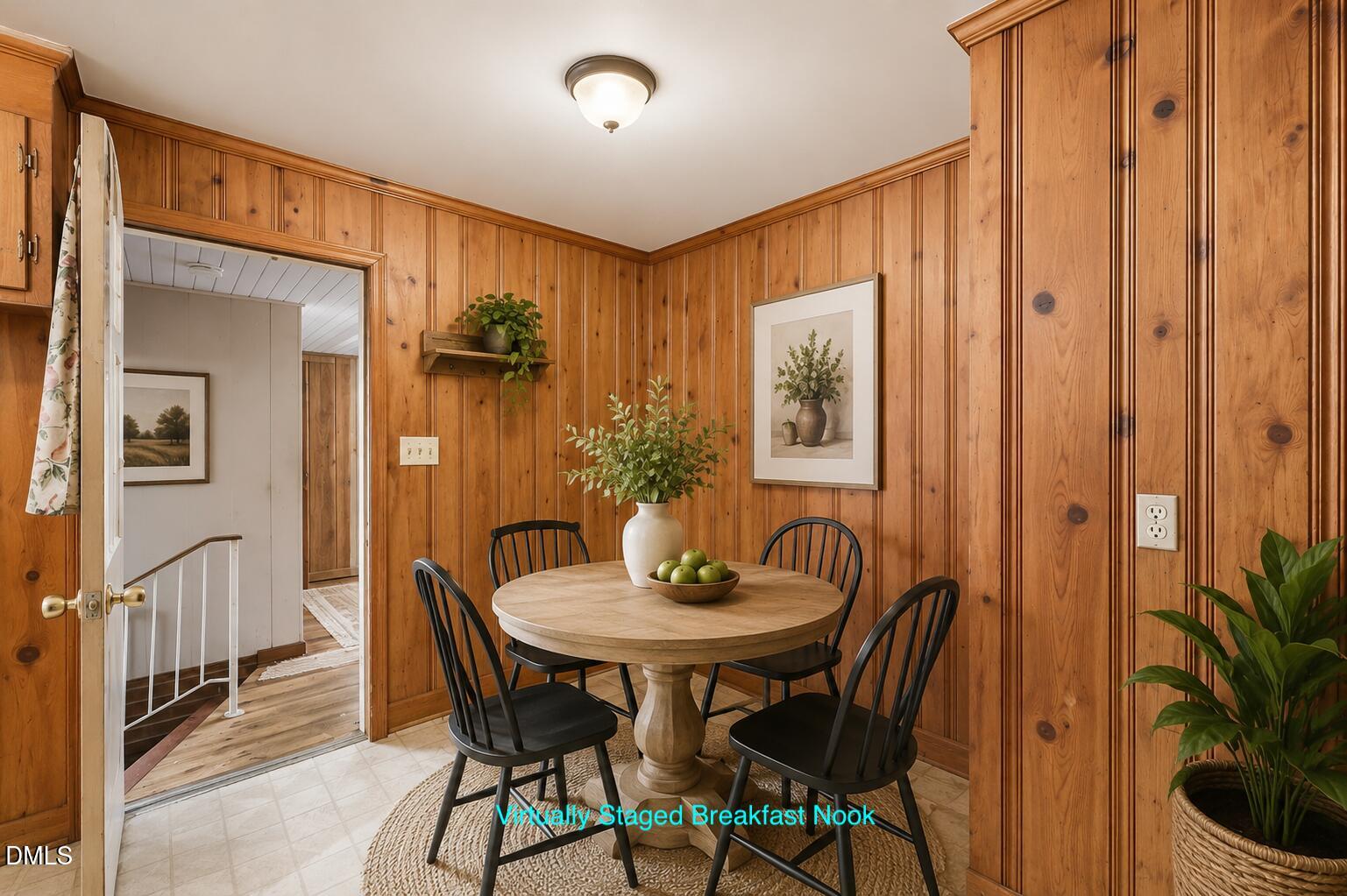 1315 Alpha Road Henderson, NC 27536 - Photo 16 of 26 Virtual Staged Breakfast Nook