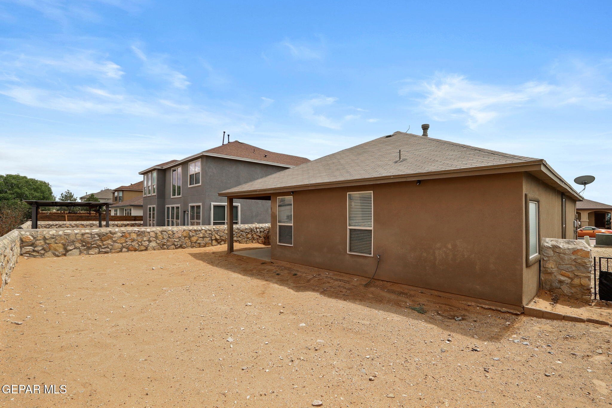 14353 Arabian Point El Paso, TX 79938 - Photo 33 of 48 a front view of a house with a yard