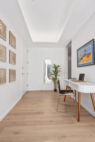 a bathroom with a bathtub and a sink