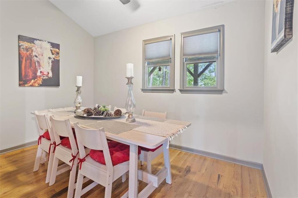 253 Zenith Trail Ellijay, GA 30540 - Photo 11 of 34 a view of a dining room with furniture and window