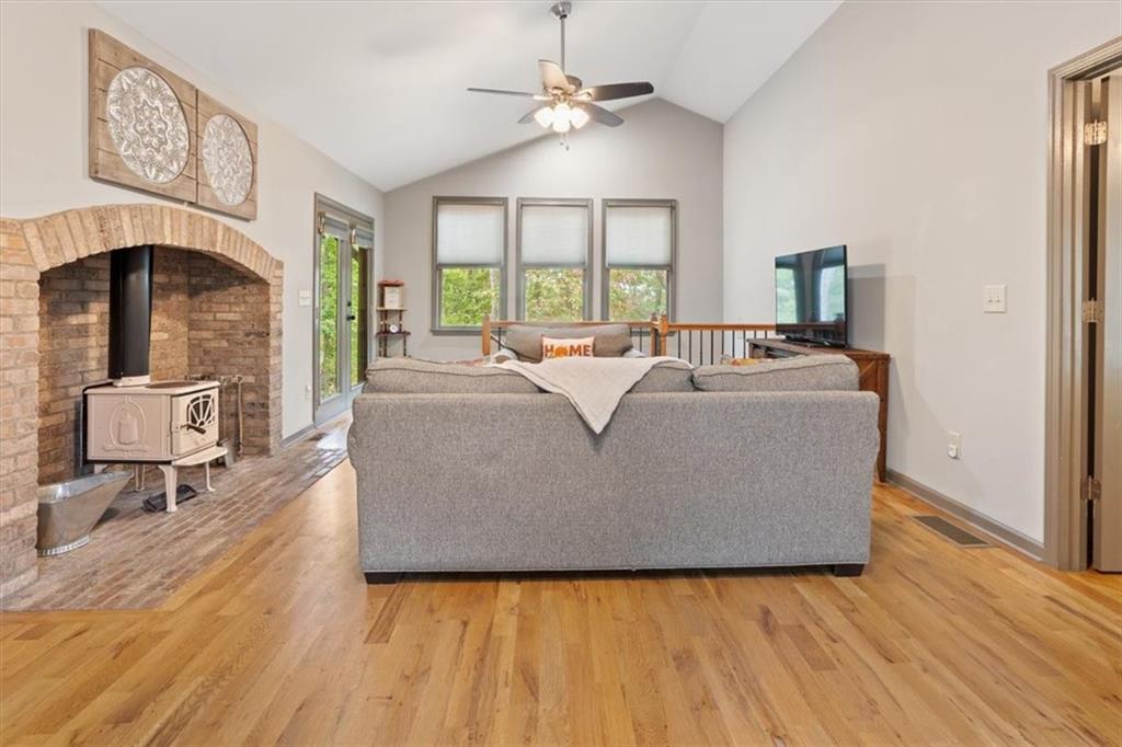 253 Zenith Trail Ellijay, GA 30540 - Photo 17 of 34 a living room with furniture and a large window