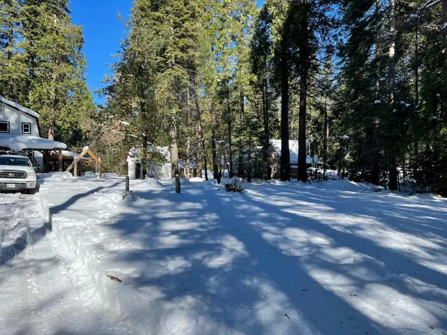 a view of road with trees