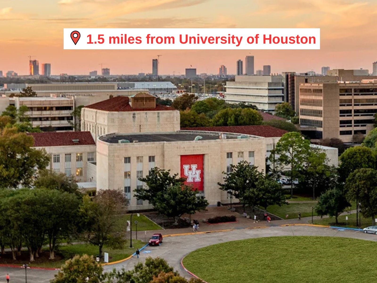 5118 Nassau Road Houston, TX 77021 - Photo 5 of 12 Prime proximity (1.5 miles) to the UH main campus.