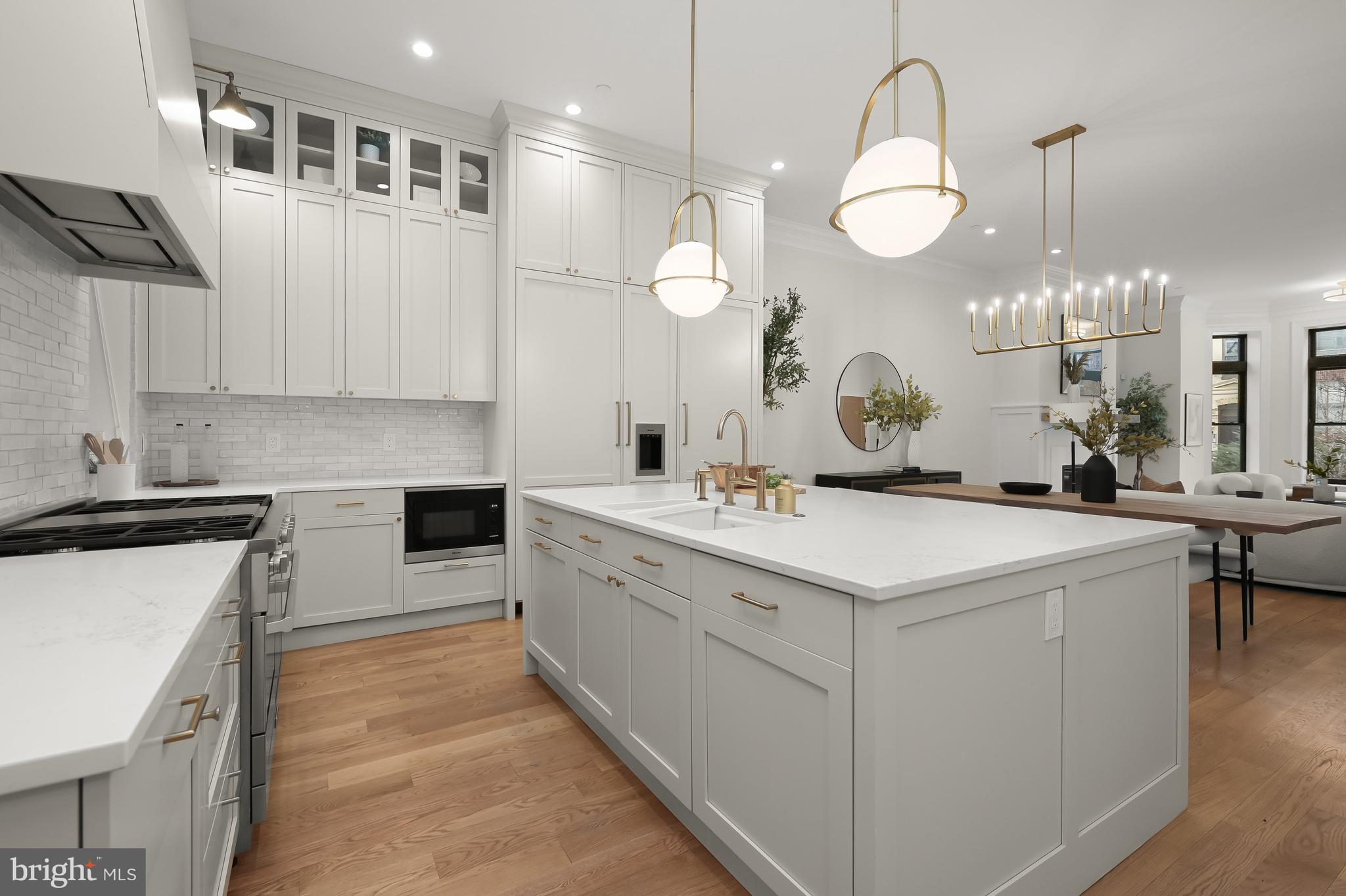 Luxury Cle Zellige tiles, Caesarstone quartz, and