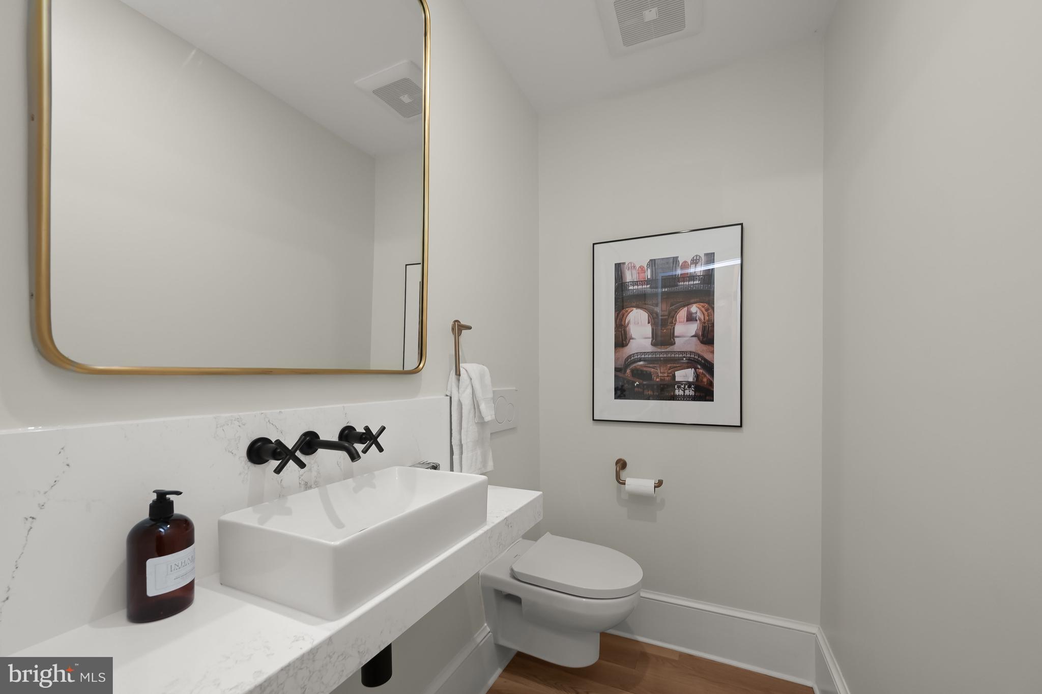Powder Room off Dining area