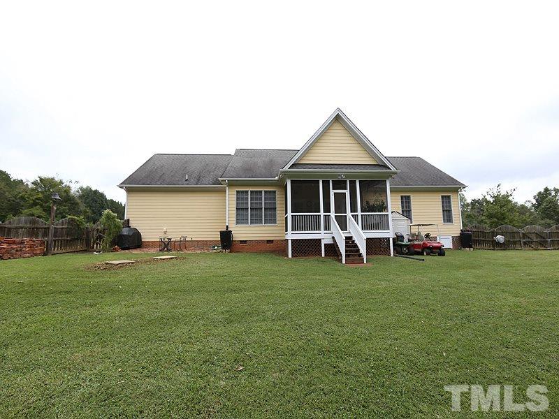 9009 New Century Road Wake Forest, NC 27587 - Photo 17 of 17 View of the back of the house.