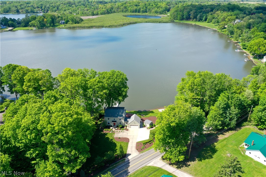 7421 Diagonal Road Kent, OH 44240 - Photo 5 of 48 Drone / aerial view with a water view