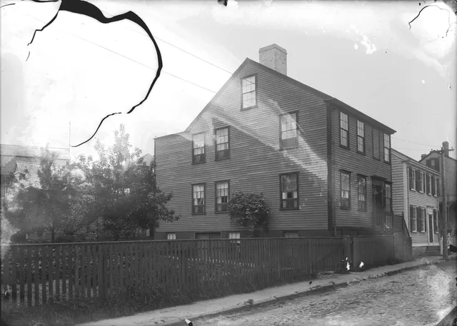 a house view with a street