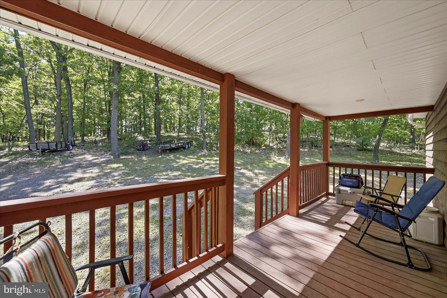 323 South Timber Ridge Road Cross Junction, VA 22625 - Photo 69 of 109 Serene porch overlooking lush woods.