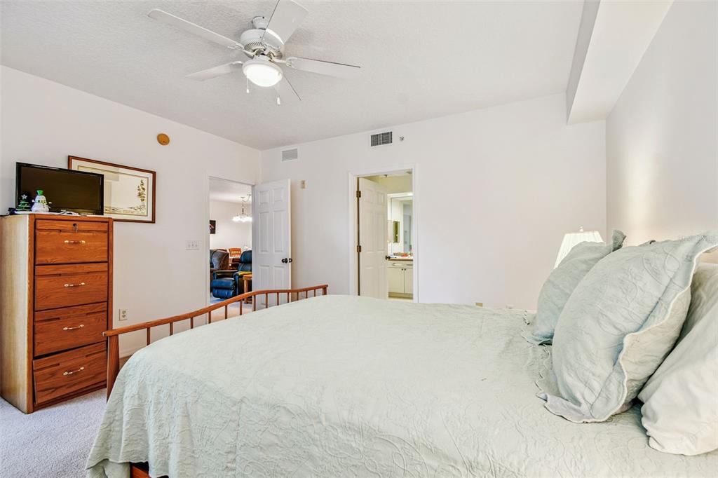 960 Starkey Road, Unit 2203 Largo, FL 33771 - Photo 28 of 53 a bedroom with a bed and a flat screen tv
