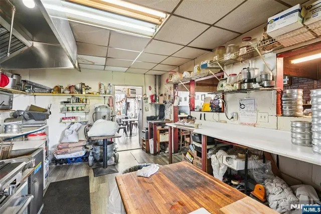 a view of a storage room