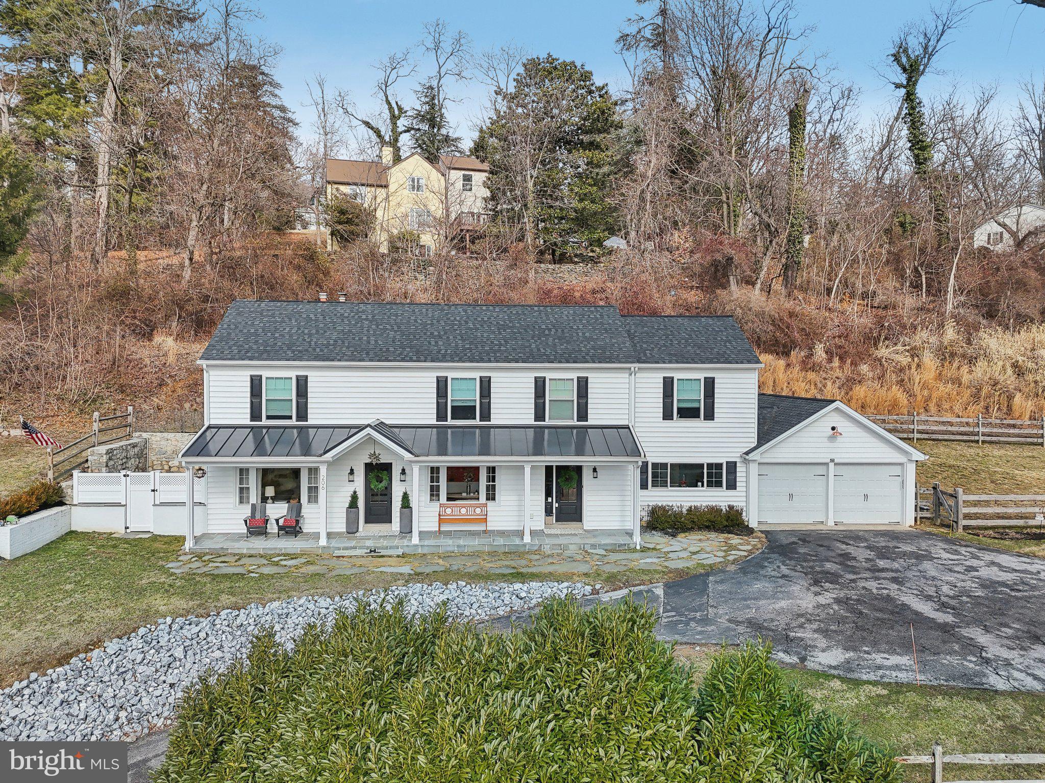 206 Upper Gulph Road Radnor, PA 19087 - Photo 2 of 36 front view of house with a yard