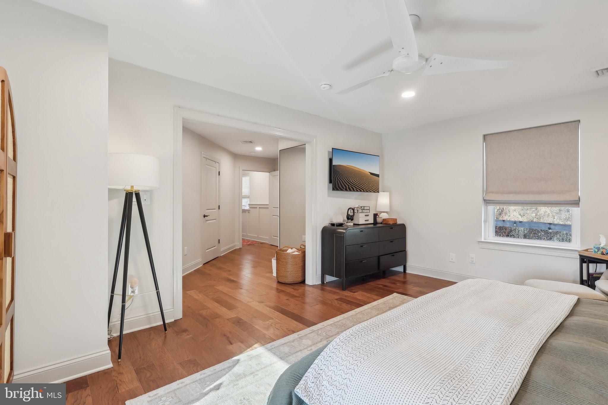 206 Upper Gulph Road Radnor, PA 19087 - Photo 22 of 36 a bedroom with a bed and a flat screen tv