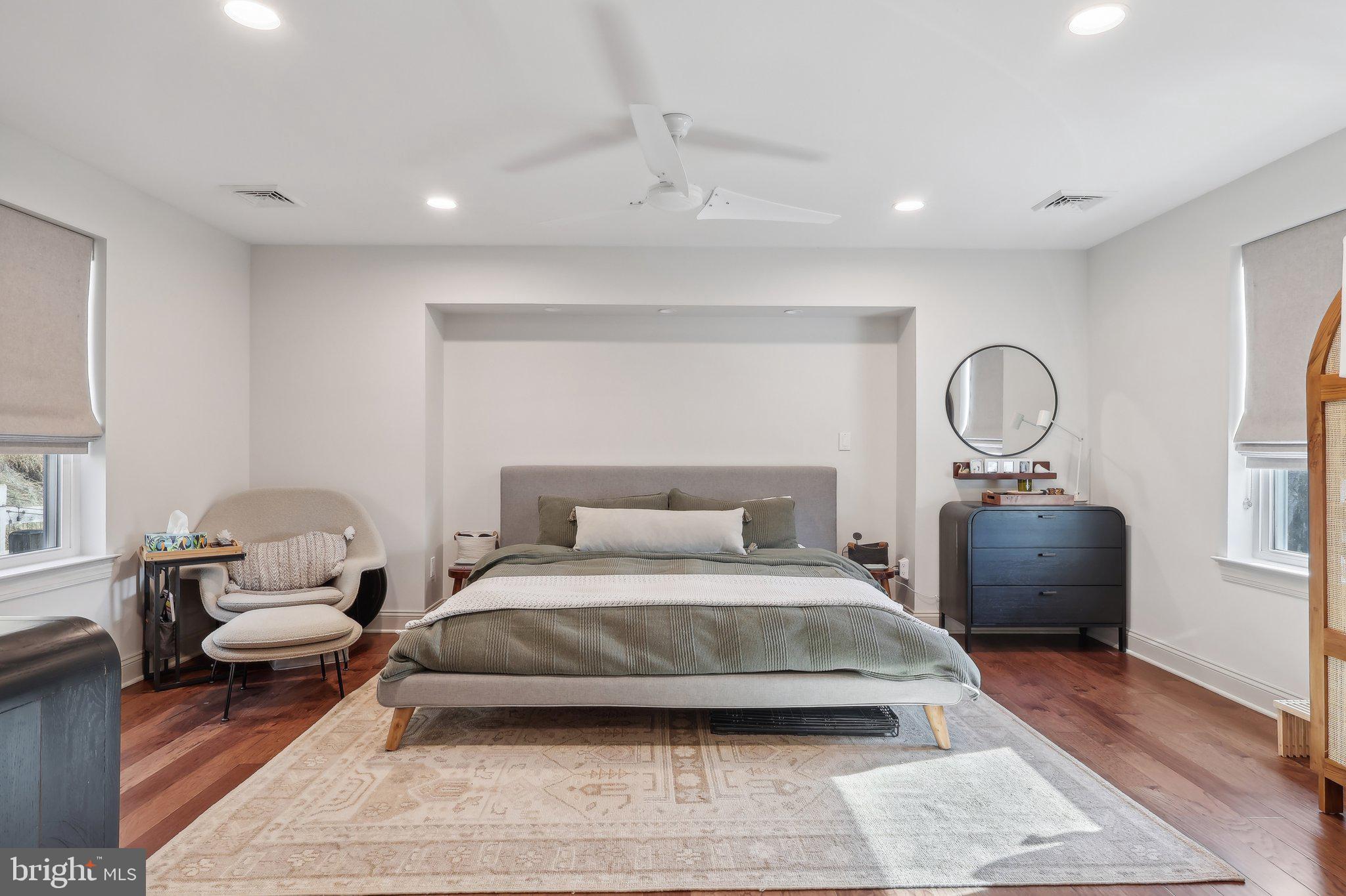 206 Upper Gulph Road Radnor, PA 19087 - Photo 23 of 36 a bedroom with a bed and wooden floor