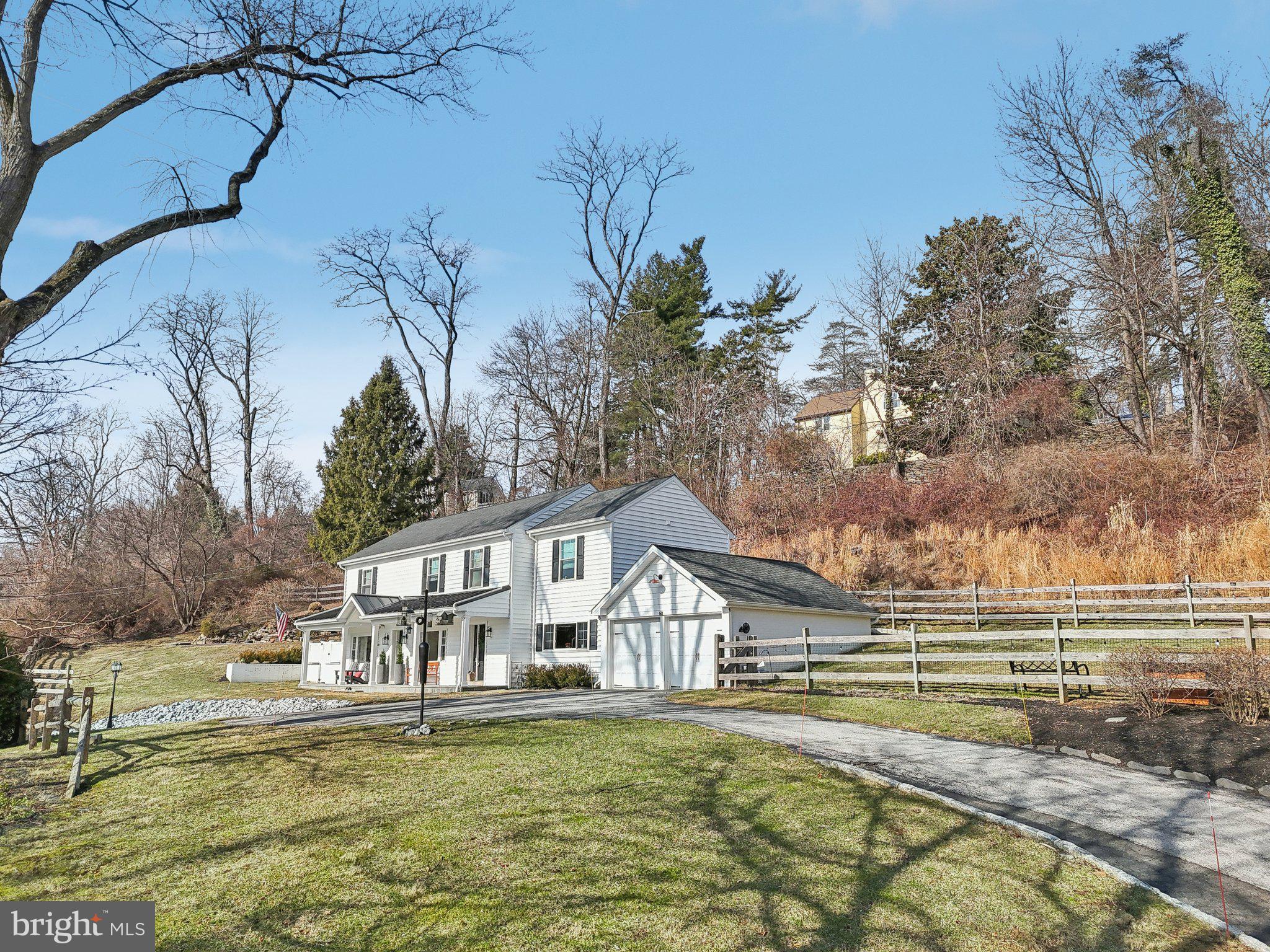 206 Upper Gulph Road Radnor, PA 19087 - Photo 36 of 36 a front view of a house with a yard