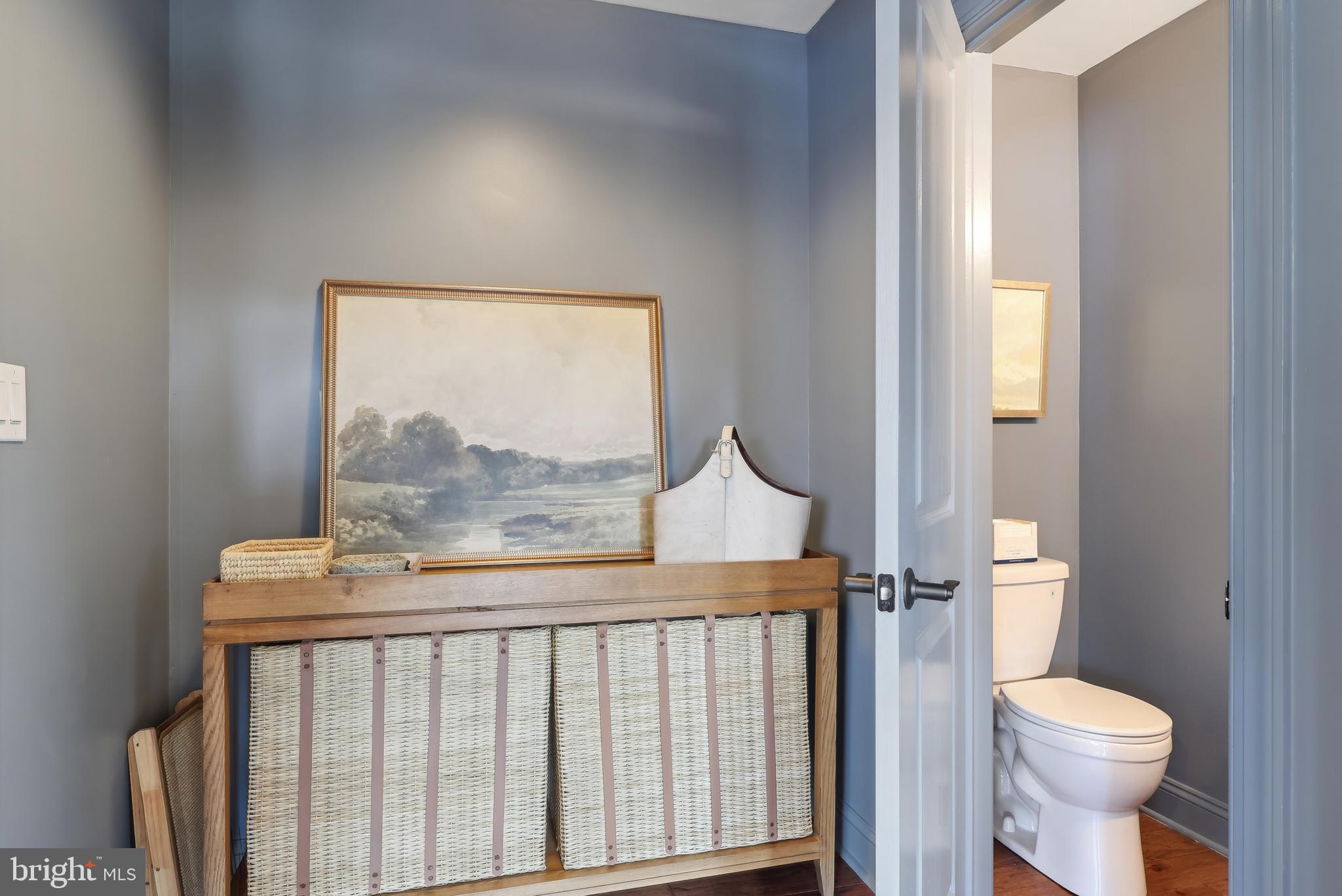 206 Upper Gulph Road Radnor, PA 19087 - Photo 9 of 36 a bathroom with a toilet a sink and a mirror