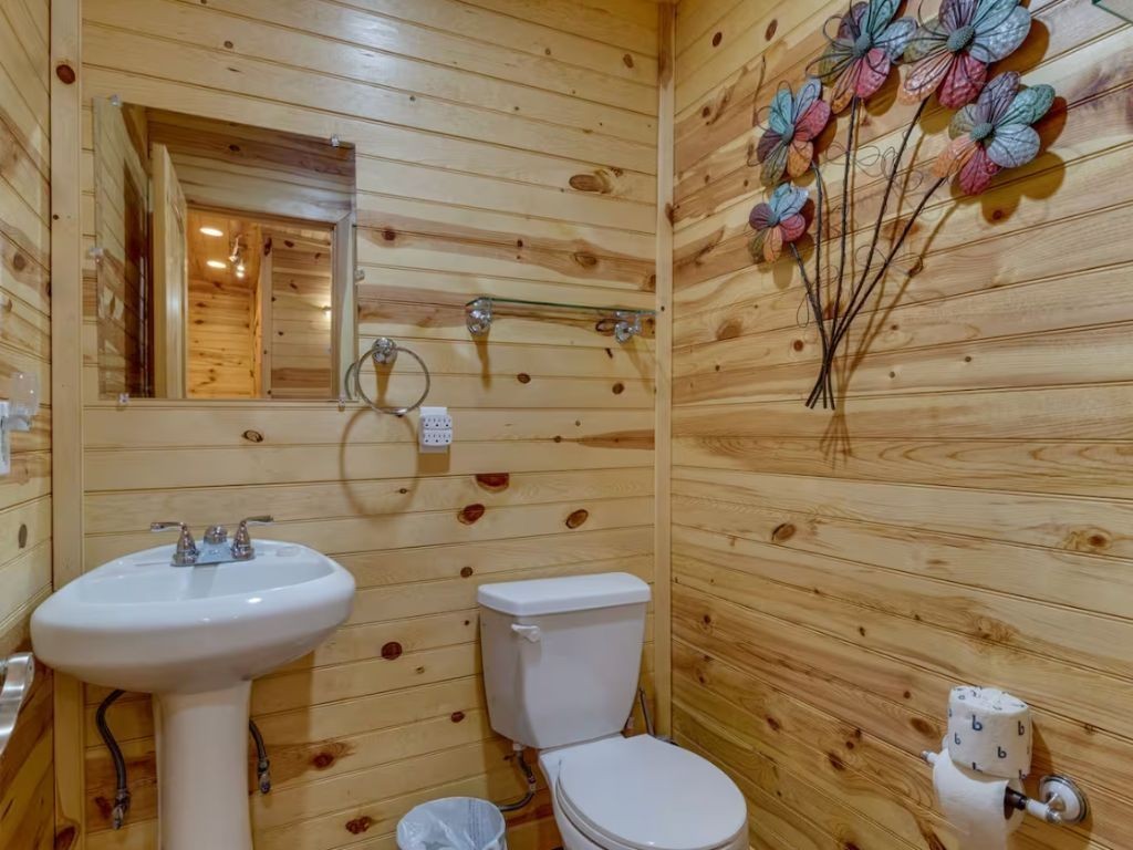 1634 Ridgecrest Drive Sevierville, TN 37876 - Photo 18 of 18 a bathroom with a toilet and a sink