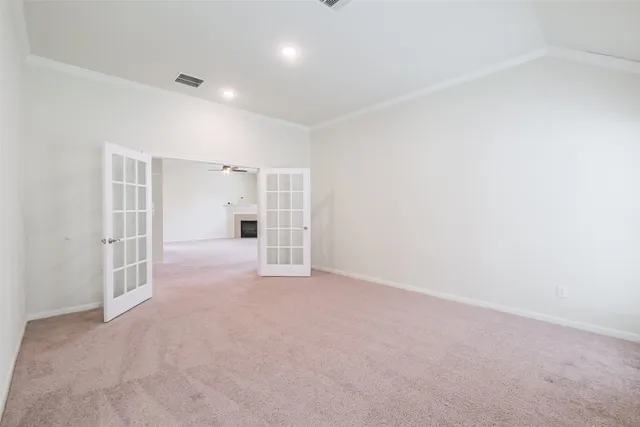 a view of an empty room