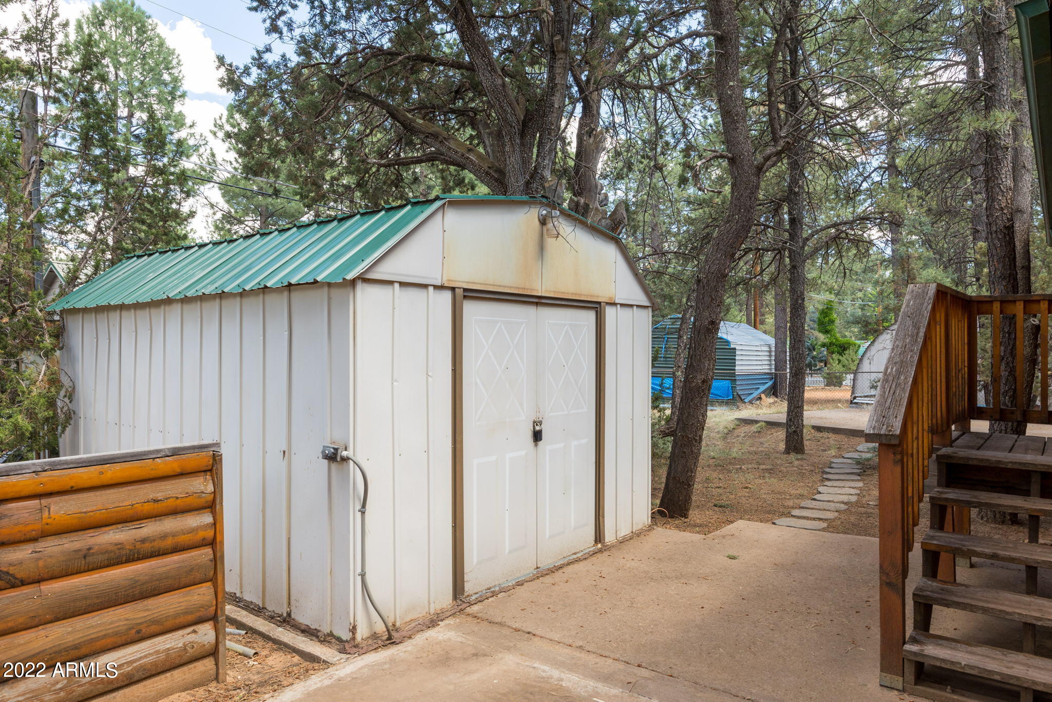 2953 Hunters Road Overgaard, AZ 85933 - Photo 12 of 17 BACK YARD SHED