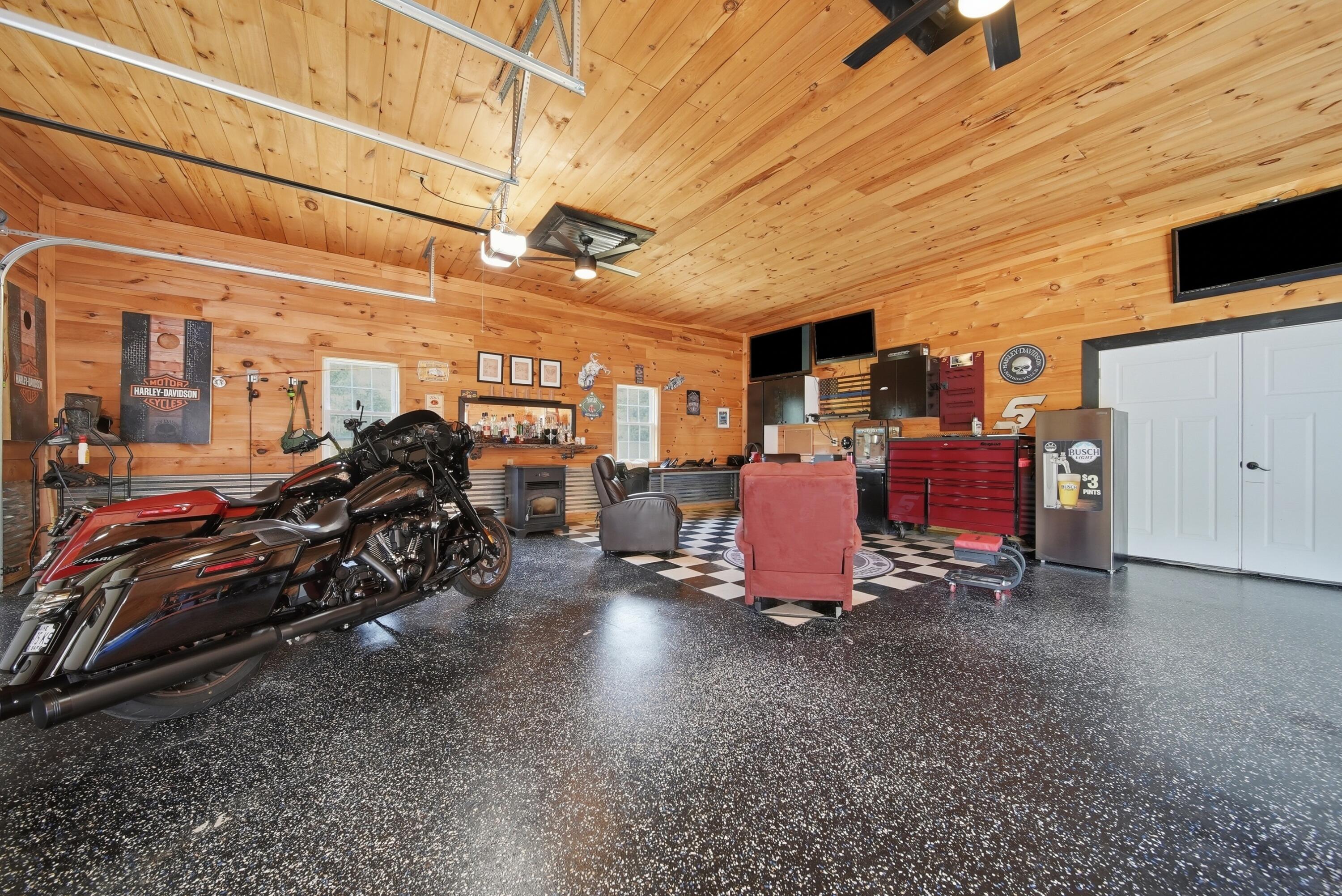 81 Pigeon Brook Road Baldwin, ME 04091 - Photo 43 of 60 High end garage with epoxy floor