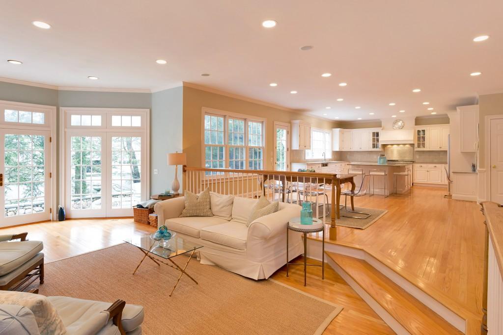 141 Brookside Road Darien, CT 06820 - Photo 6 of 26 a living room with furniture and a large window