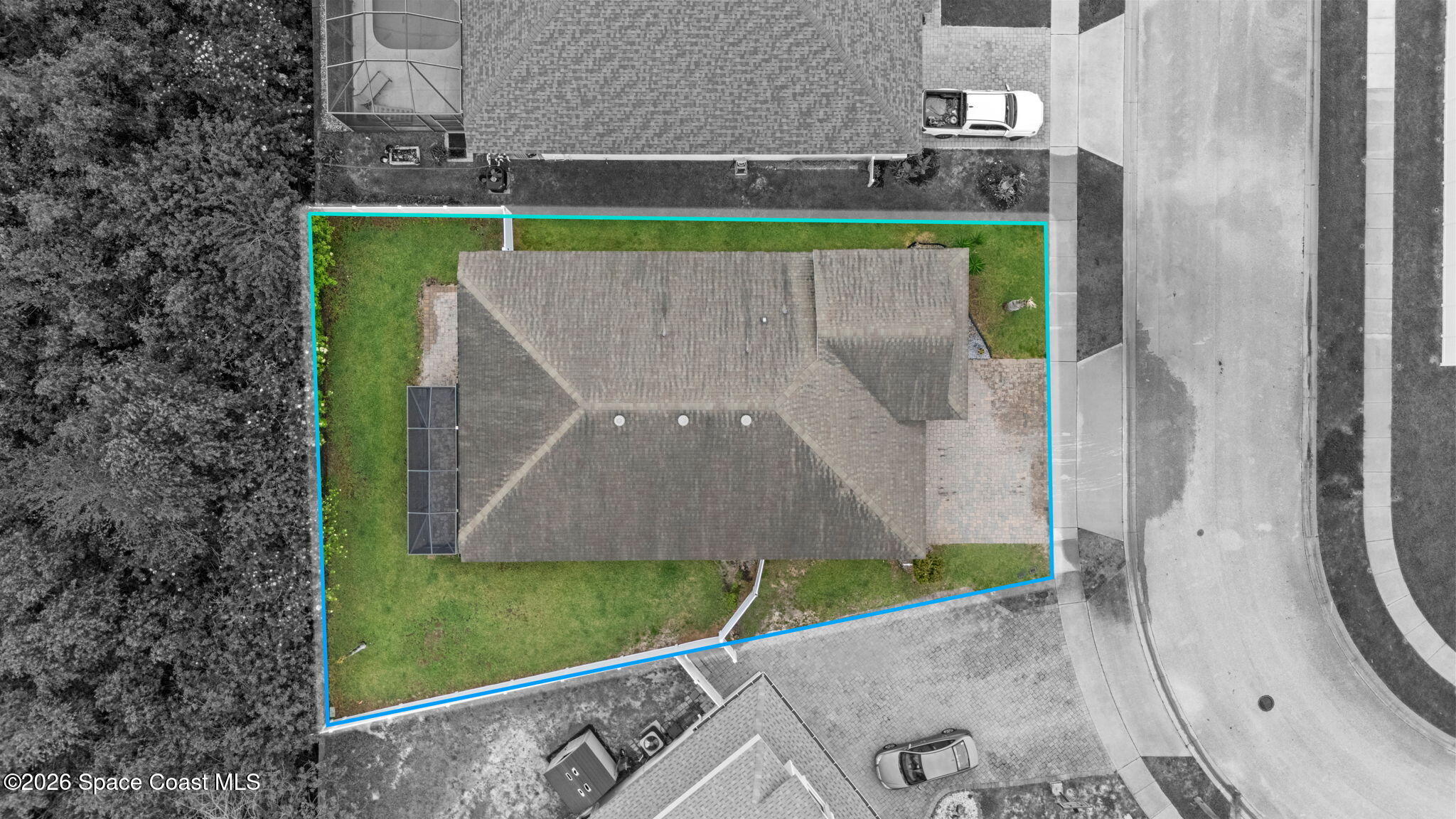 3901 Brantley Circle Rockledge, FL 32955 - Photo 35 of 35 2-web-or-mls-34-print-Lot Line