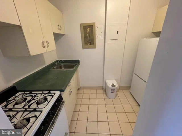 a utility room with furniture