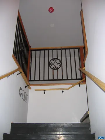 a view of a staircase