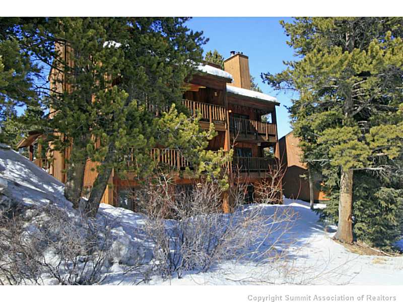 875 4 O Clock Road, Unit 2 Breckenridge, CO 80424 - Photo 1 of 13 a front view of a house with garden