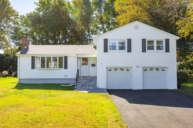a view of a house with a swimming pool