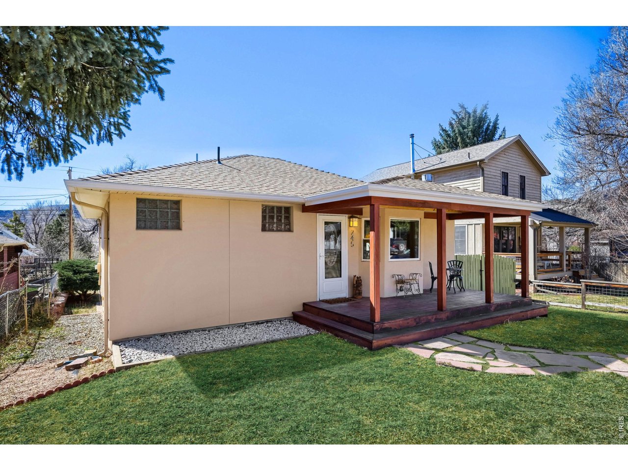 245 High Street Lyons, CO 80540 - Photo 2 of 49 Thoughtfully designed and custom throughout (green grass virtually enhanced)