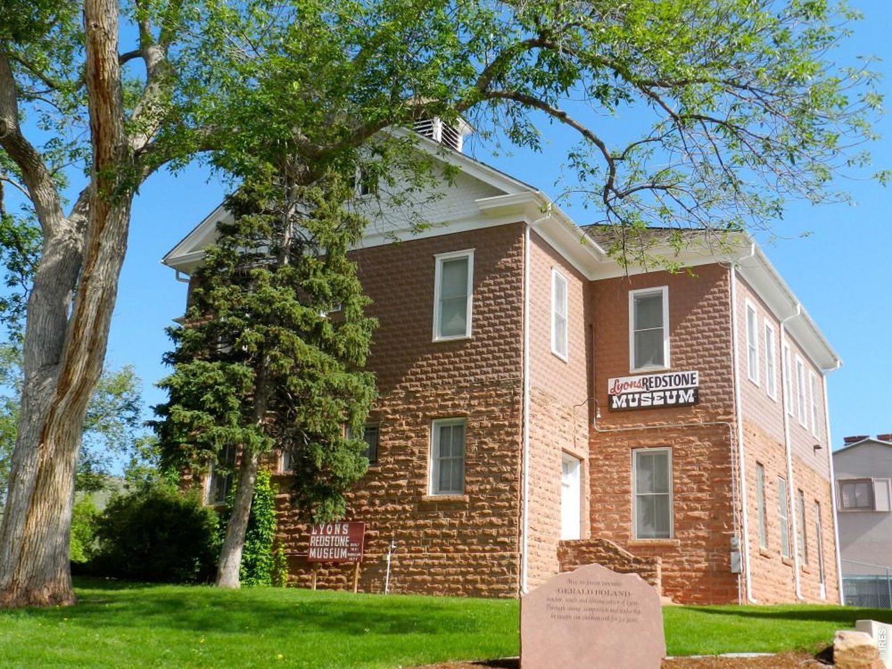 245 High Street Lyons, CO 80540 - Photo 39 of 49 Historic schoolhouse and current museum