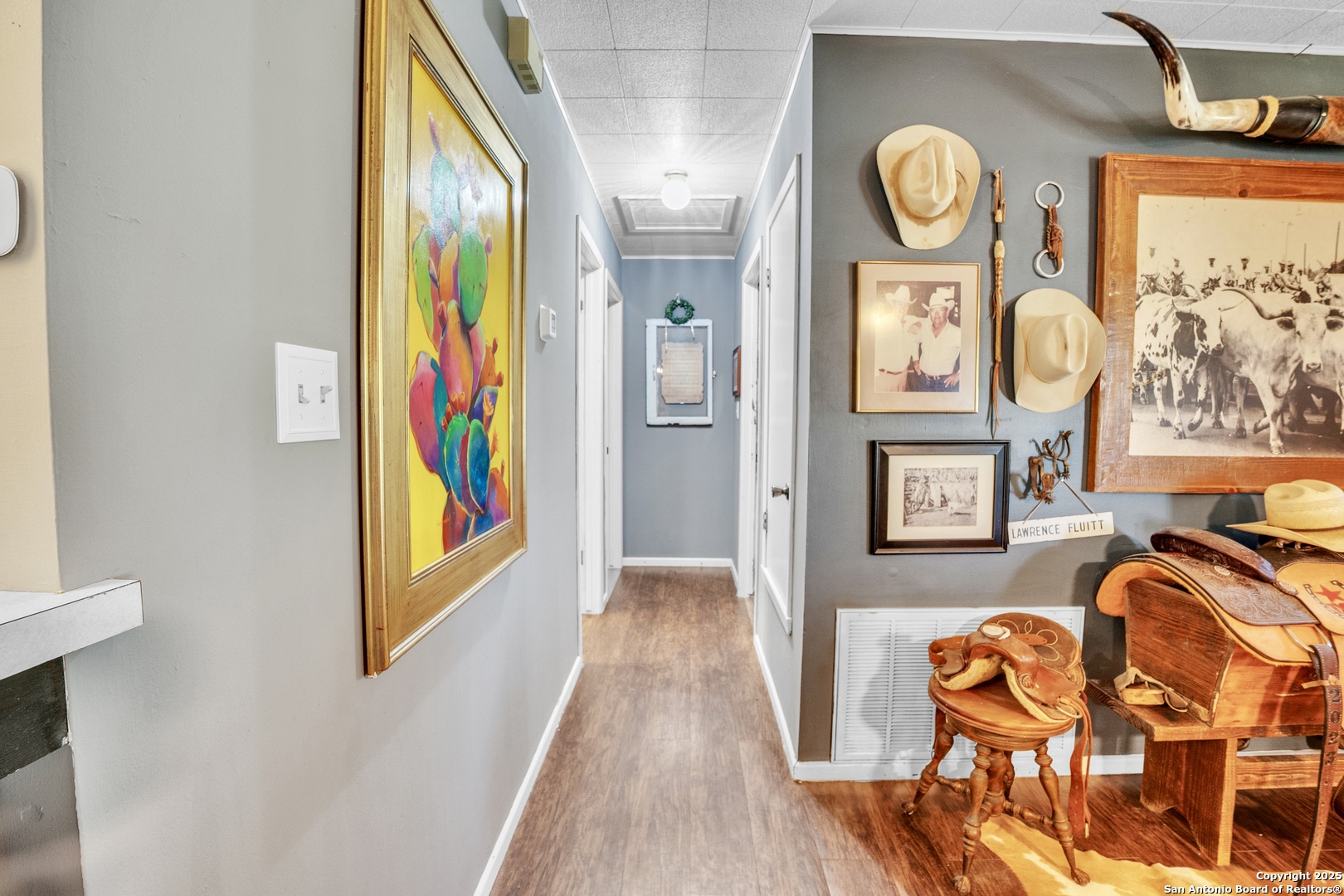 470 Rutledge Road Poteet, TX 78065 - Photo 18 of 40 a view of an entryway with wooden floor