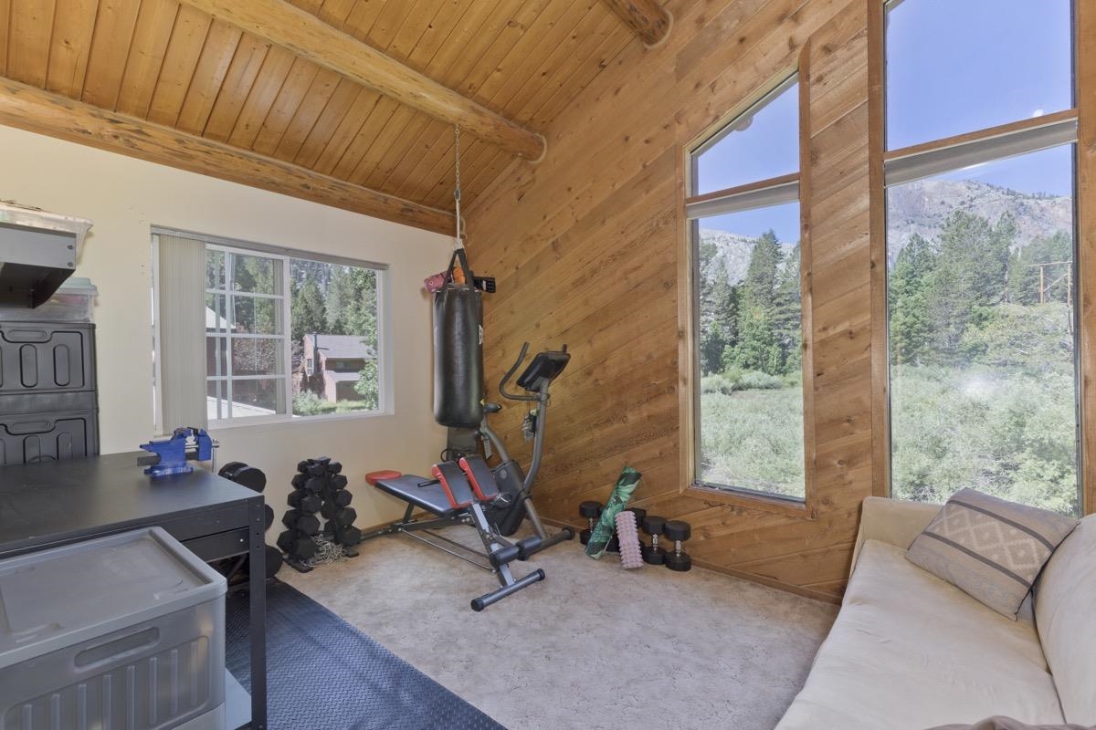 64 Carson Street June Lake, CA 93529 - Photo 26 of 47 a view of a livingroom with workspace and a window