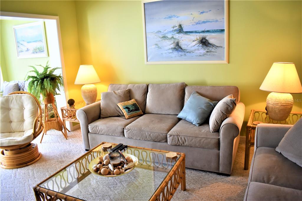 448 Cerromar Road, Unit 189 Venice, FL 34293 - Photo 35 of 48 a living room with furniture and a potted plant