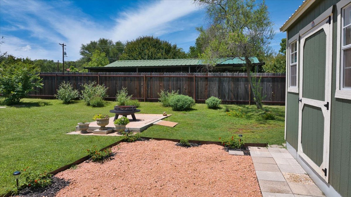 1236 Martin Street Mason, TX 76856 - Photo 29 of 40 A fenced backyard offers a perfect private oasis for outdoor relaxation and entertaining.