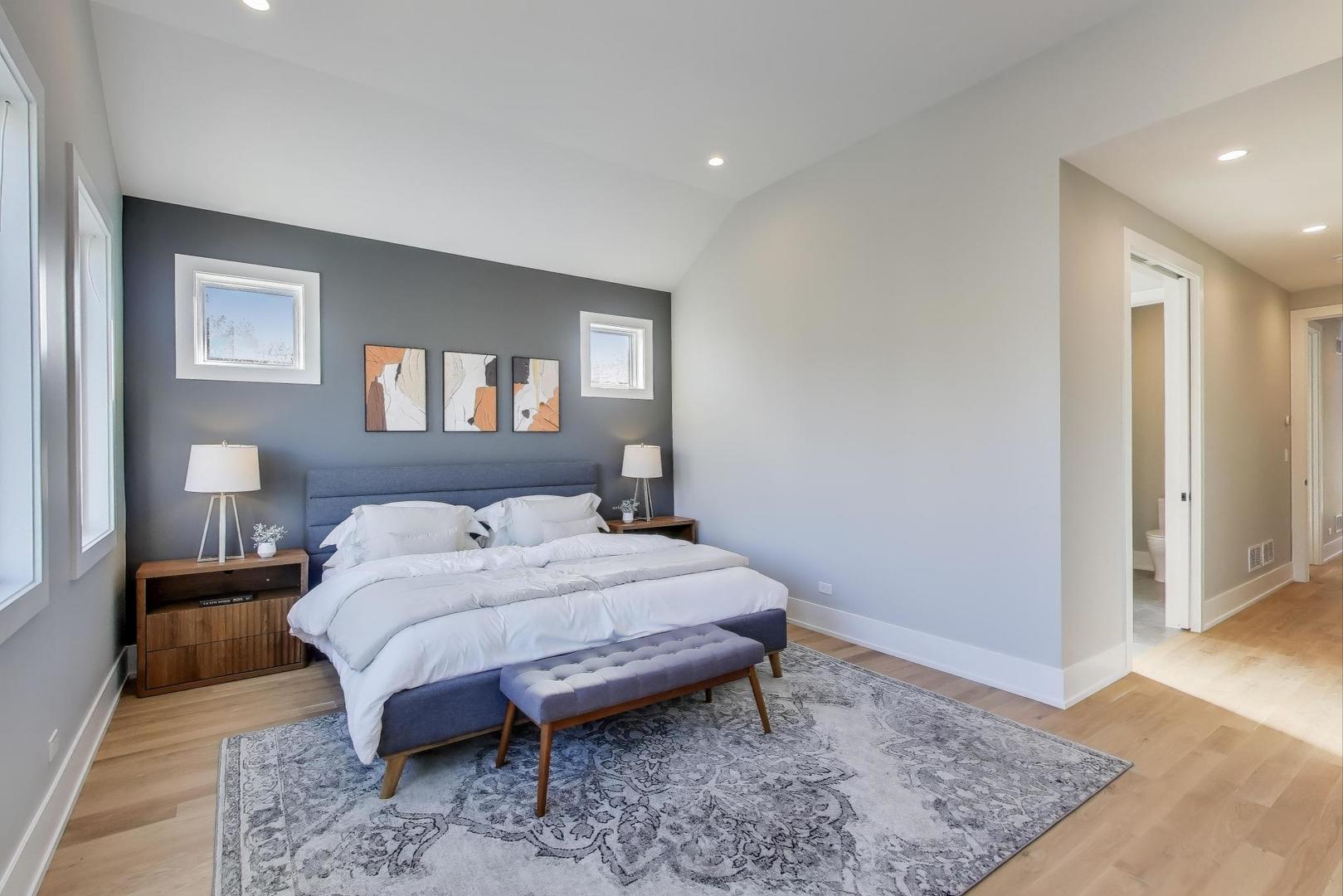 3929 North Francisco Avenue Chicago, IL 60618 - Photo 21 of 47 a bedroom with a bed and a couch