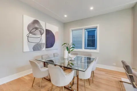 a workspace with furniture and window