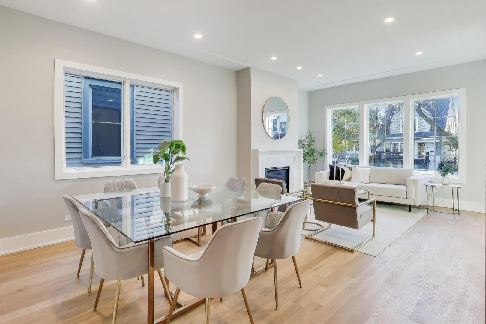 3929 North Francisco Avenue Chicago, IL 60618 - Photo 6 of 47 a dining room with furniture and window